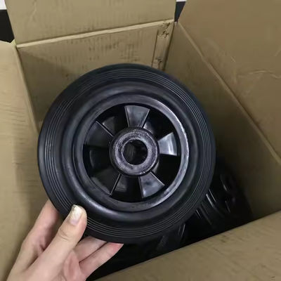 ブラックゴムゴミ箱の車輪 工業ゴミ箱の車輪