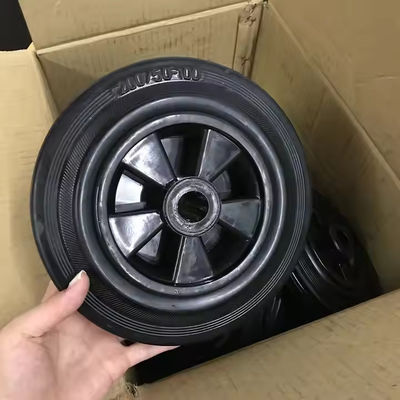 ブラックゴムゴミ箱の車輪 工業ゴミ箱の車輪