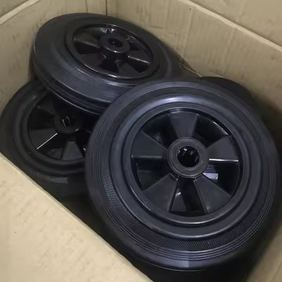 ブラックゴムゴミ箱の車輪 工業ゴミ箱の車輪