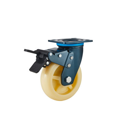 100mm 125mm 150mm 200mm 重用カスターズ トッププレートマウントポリプロピレンカスターズ