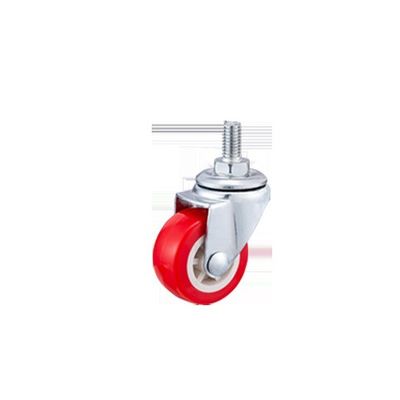 レッドカスターホイール 25mm -75mm ユニバーサル オフィスチェア カスターホイール