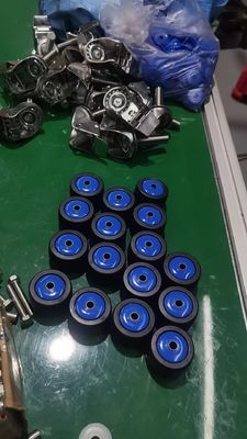 ダジン TPR ステンレス 鋼鉄 カースター 輪 50mm 高負荷容量 150kg